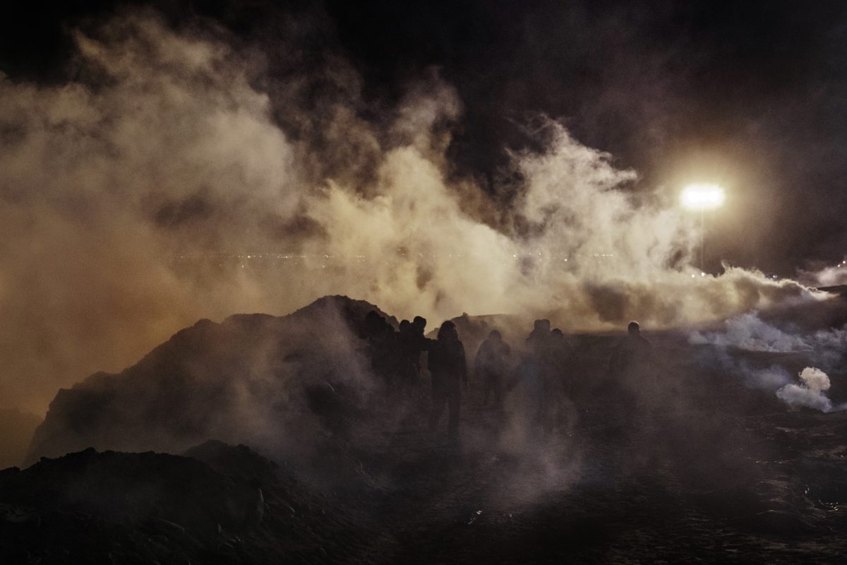 tear gas at border