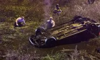 Near-Drowning Florida Woman Calls 911 From Sinking Overturned Car