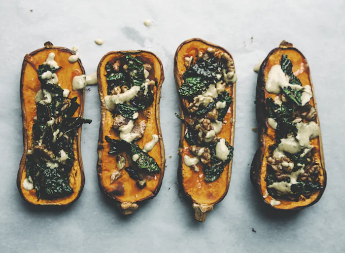 Feasts of Veg., Butternut Squash Boats. (Box)