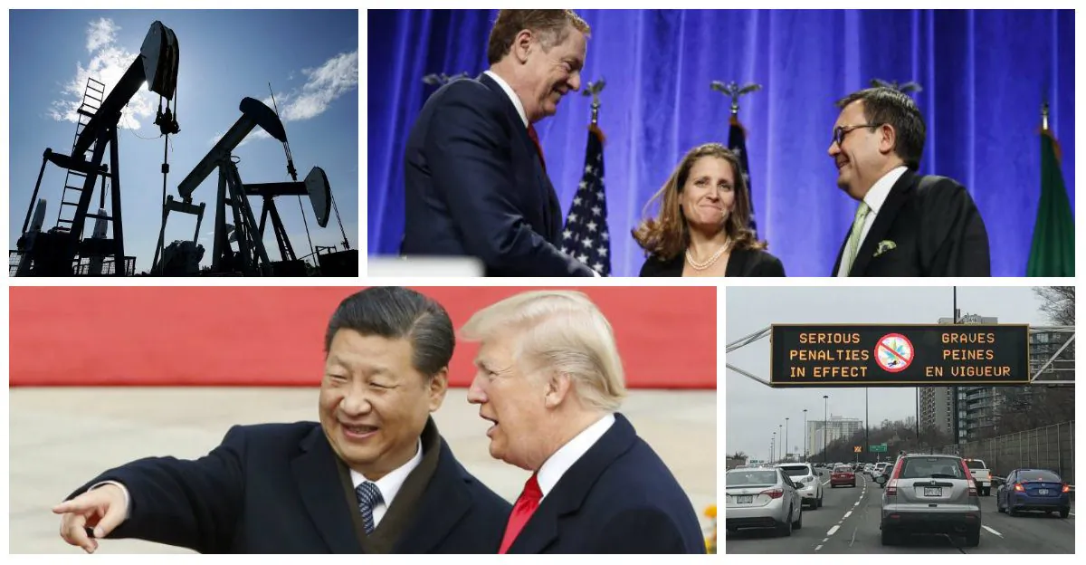 A look at the important stories in Canada and around the world that will continue to develop in 2019. (Thomas Peter-Pool/Getty Images; The Canadian Press; The Epoch Times)