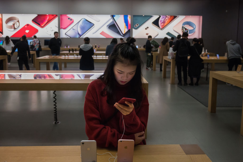 Apple Inc. store in Shenzhen, China