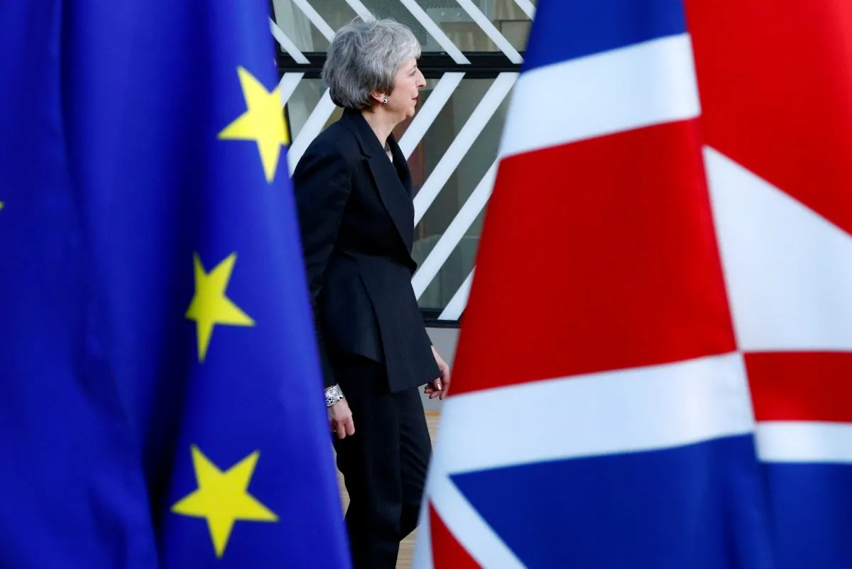 British Prime Minister Theresa May arrives at a European Union leaders summit in Brussels on Dec. 13, 2018. (Reuters/Francois Lenoir/File Photo)