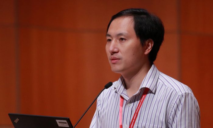 Scientist He Jiankui attends the International Summit on Human Genome Editing at the University of Hong Kong in Hong Kong, China on Nov. 28, 2018. (Reuters)