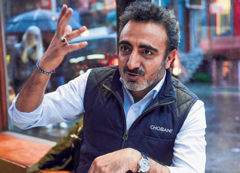 Hamdi Ulukaya, CEO of Chobani, during an interview in New York on Nov. 17, 2014. (DON EMMERT/AFP/GETTY IMAGES)