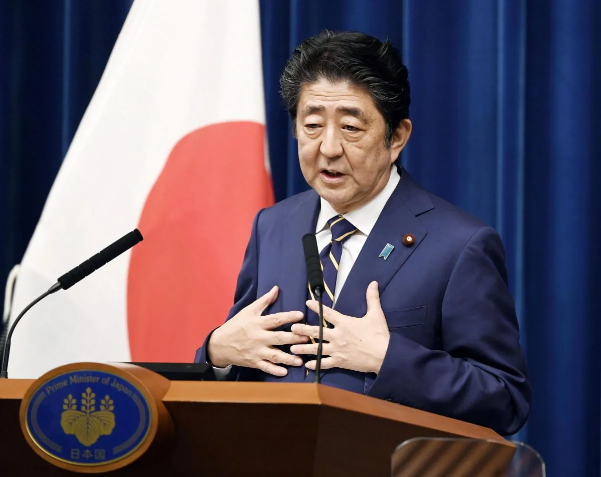 Japan's Prime Minister Shinzo Abe speaks during a news conference at Abe's official residence in Tokyo, Japan December 10, 2018. (Kyodo/Reuters)