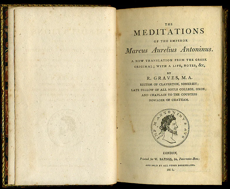 "Meditations" by Marcus Aurelius Antoninus. (Public domain)