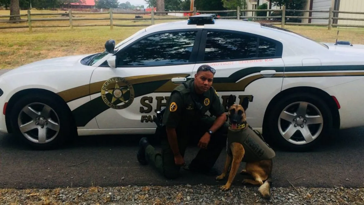 Faulkner County Sheriff's Office Deputy Keenan Wallace, seen in a file photo, was fired after shooting a Chihuahua. (Faulkner County Sheriff's Office)