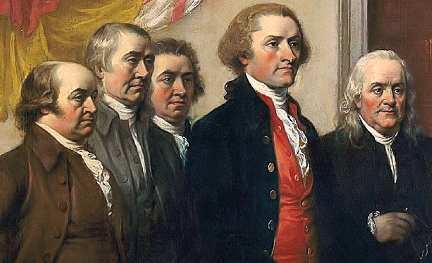 thomas jefferson declaration of independence vs john locke