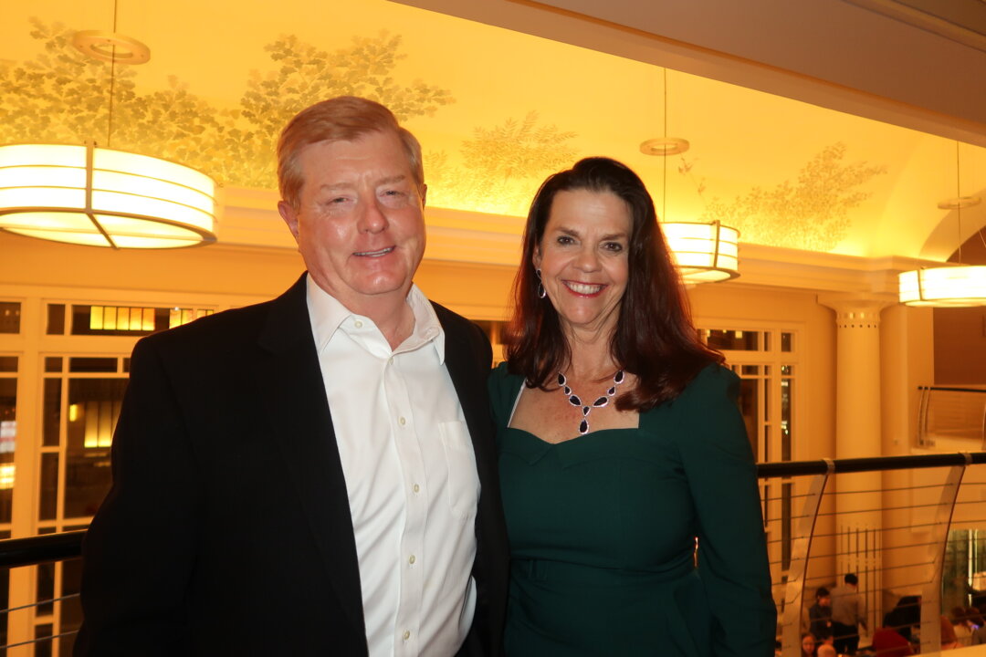 The president of Global Recruiters of Las Colinas, Tom Bath, and his wife, attended the Shen Yun Performing Arts at the Bass Performance Hall on Jan. 7, 2019, in Fort Worth, Texas. (Diane Gao/The Epoch Times)