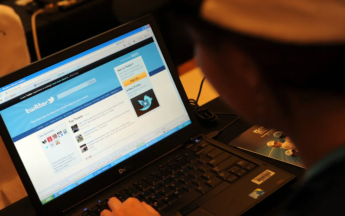 A screenshot of social media platform Twitter. (Saeed Khan/AFP/Getty Images)
