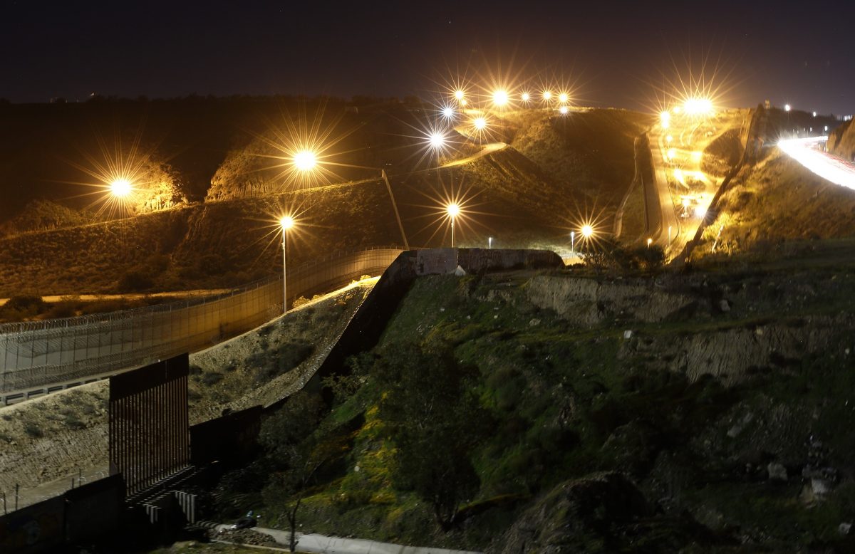 Border wall in Tijuana
