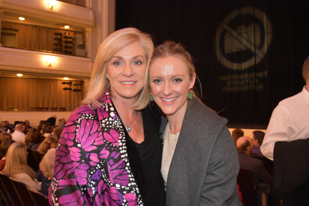 Alicia Manson (L) and
Alex Klinedinst (R) at Bass Performance Hall in Fort Worth, Texas, on Jan. 8, 2019. (Amy Le/The Epoch Times)