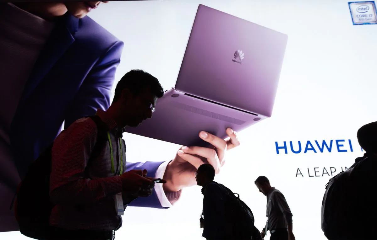 Huawei is believed to have supplied telecommunication systems to the Taliban in recent decades. (David McNew/AFP/Getty Images)