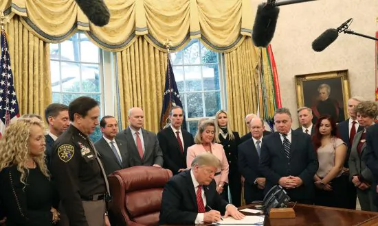 Trump Signs Trafficking Victims Protection Reauthorization Act
