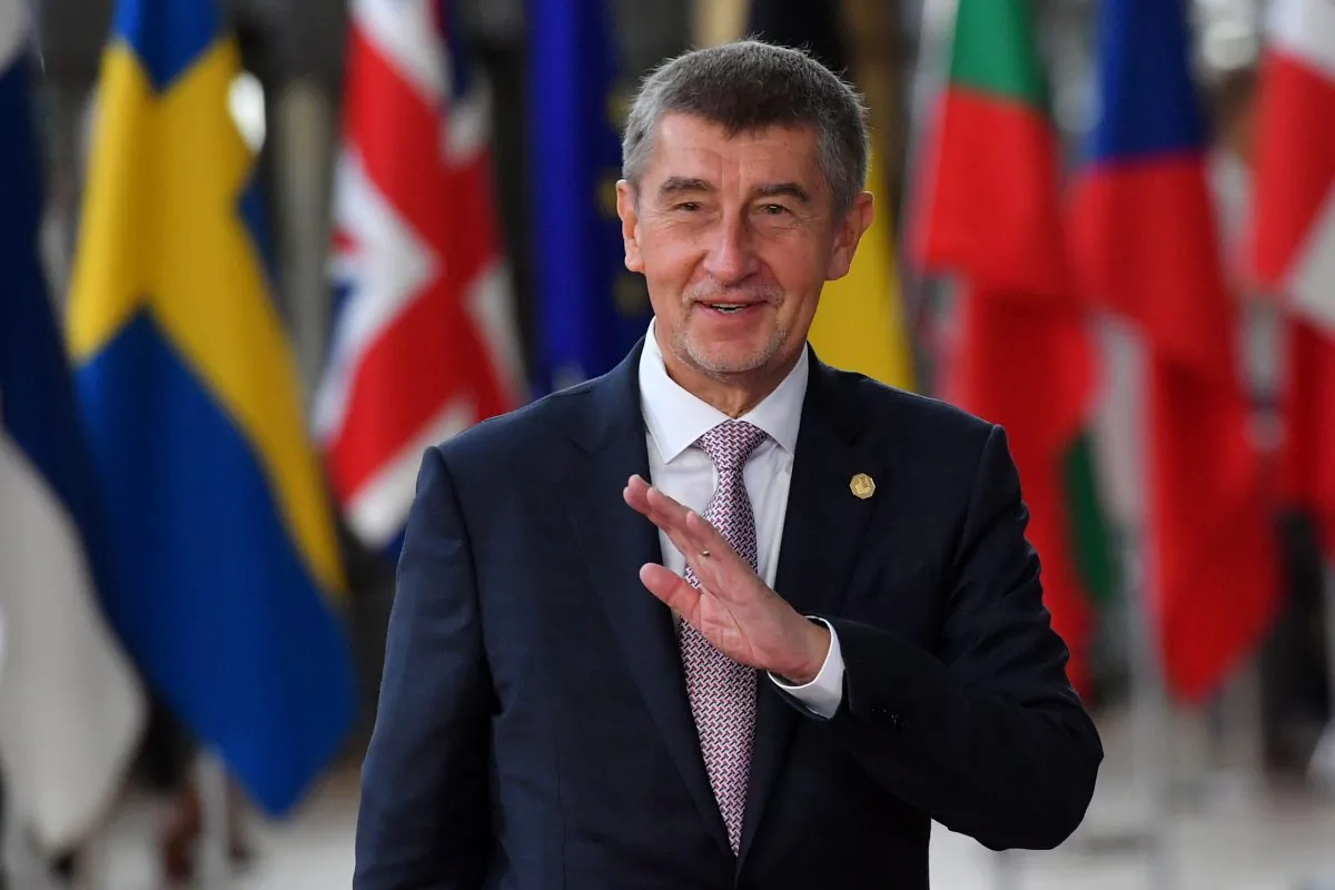 Czech Republic's Prime Minister Andrej Babis arrives at the European Council in Brussels on Oct. 18, 2018. (Emmanuel Dunand/AFP/Getty Images)