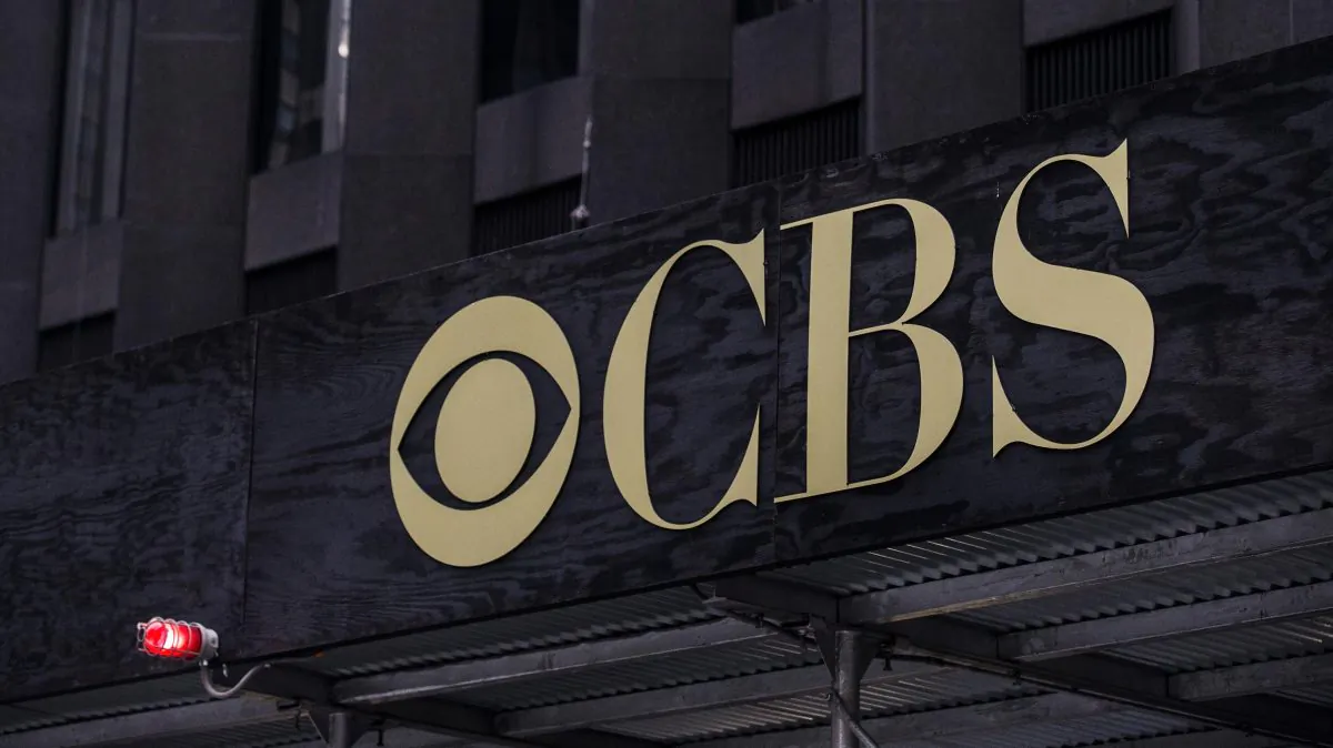 The CBS headquarters seen in New York City, on Aug. 2, 2013. (Andrew Burton/Getty Images)