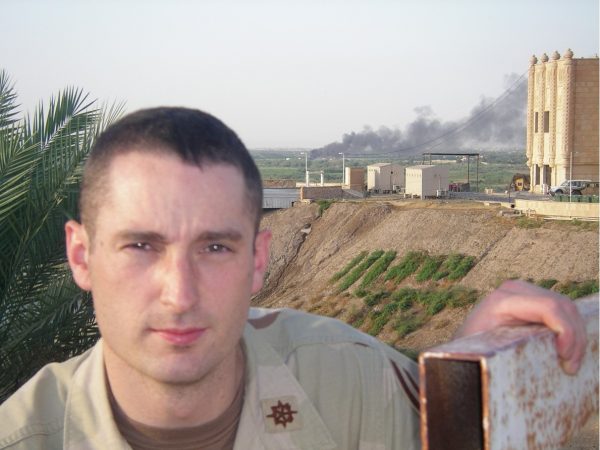 Mann on deployment in Iraq