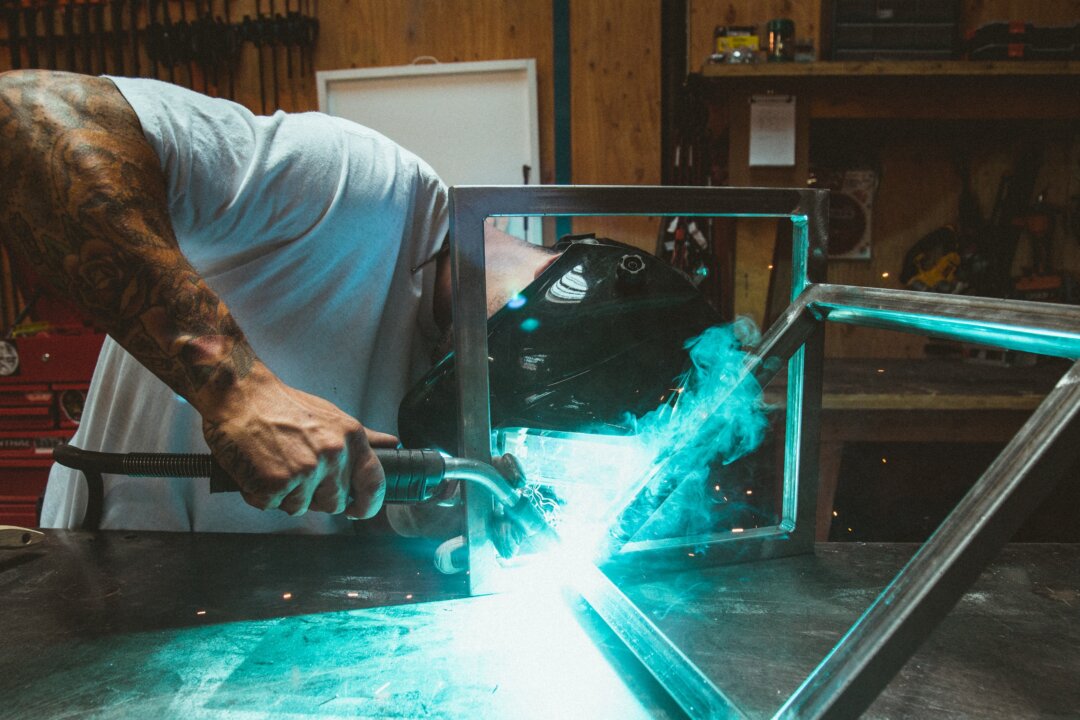 Researchers found that metal exposure was associated with a four-fold increase in risk for atrial fibrillation. That risk could be minimized by working in well-ventilated areas, and wearing protective equipment. (Dane Deaner/Unsplash)
