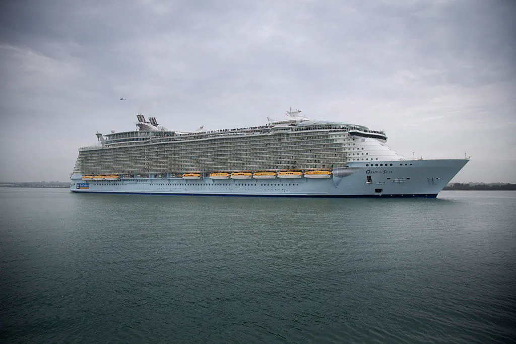 Royal Caribbean's Oasis of the Seas in a file photo in Southampton, England, on Oct. 15, 2014. (Matt Cardy/Getty Images)
