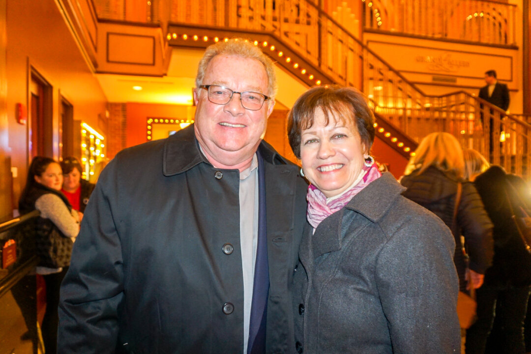 Captain Jordan and his wife, Bonnie, enjoyed Shen Yun Performing Arts at Aurora's Paramount Theatre on Jan.10,2019. (Stacey Tang/The Epoch Times)