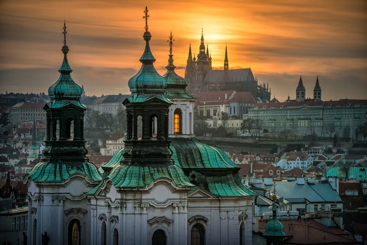 Prague Castle at sunset. (Prague City Tourism)