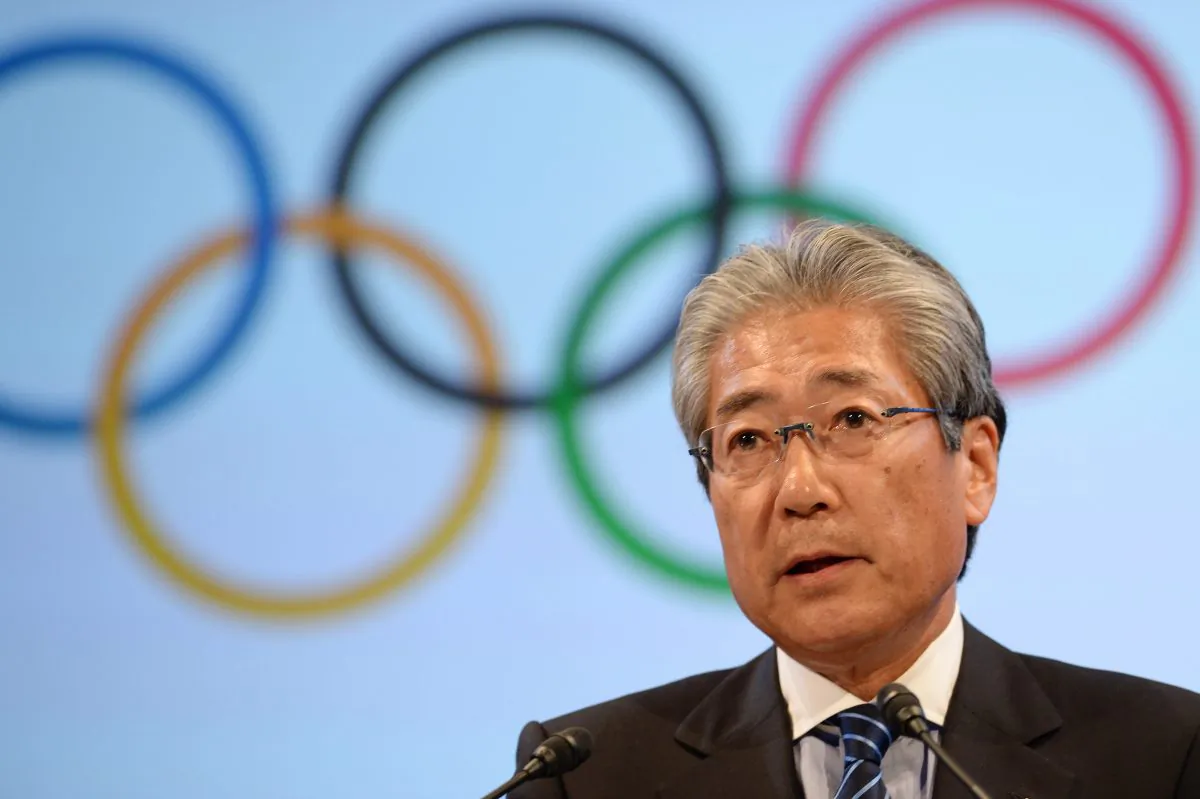 Japanese Olympic Comitee President Tsunekazu Takeda in Tokyo on June 13, 2014. (Atsushi Tomura/Getty Images)