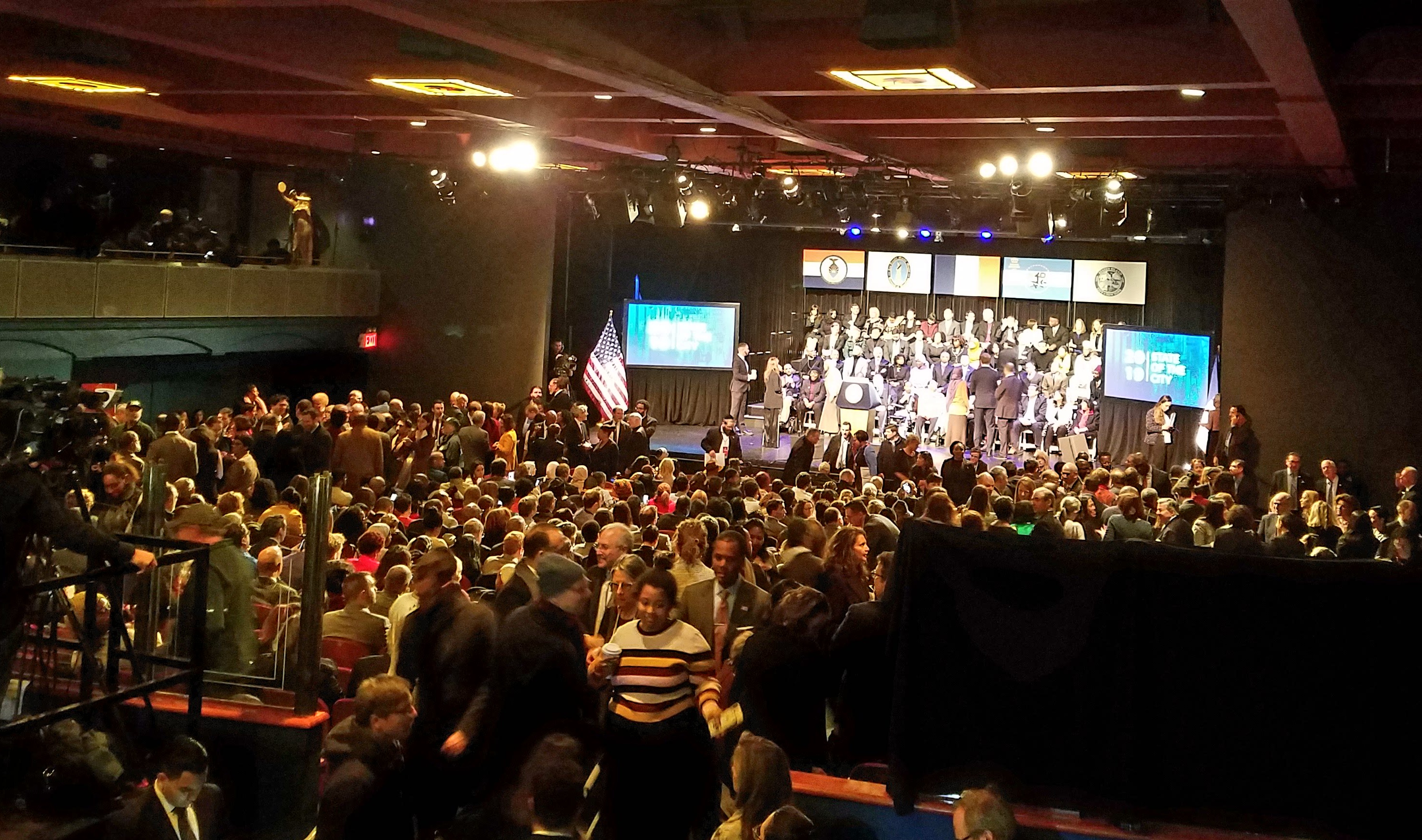 State of New York Event at Symphony Space Theatre.