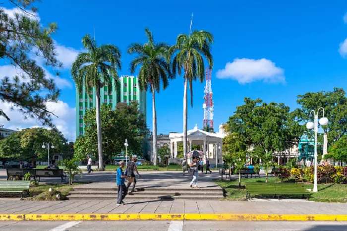 Leoncio Vidal park is a Cuban National Monument and a tourist attraction. Santa Clara Villa, Cuba ,on Nov. 07, 2018. (Roberto Machado Noa/LightRocket via Getty Images)
