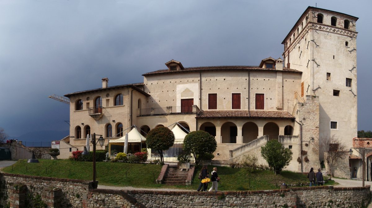 The castle of Queen Caterina Cornaro in Asolo, Italy