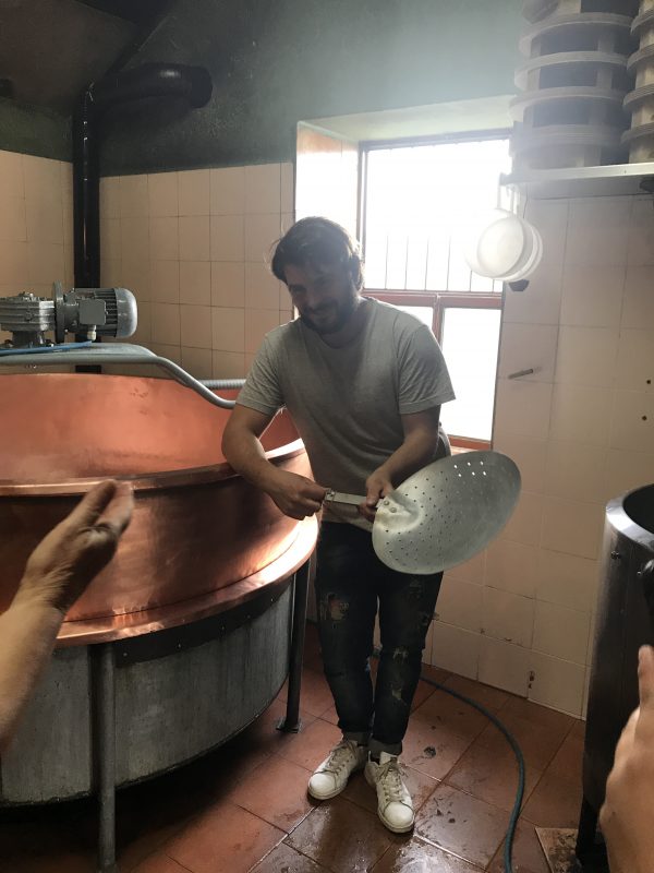 Asiago cheesemaker Davide Nicoli at Malga Serona