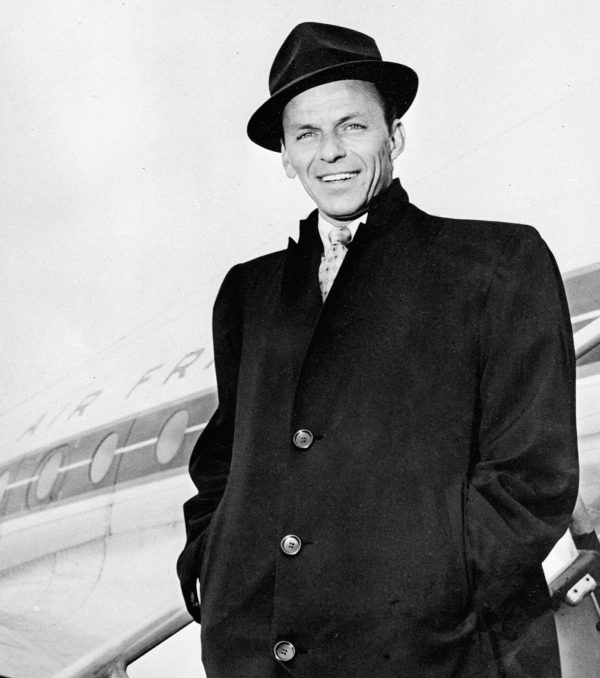 US singer Frank Sinatra
