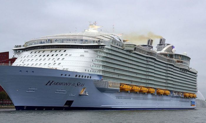 Royal Caribbean's Harmony of the Seas in the Netherlands in an undated photo (kees torn via Creative Commons Attribution-Share Alike 2.0 Generic license)