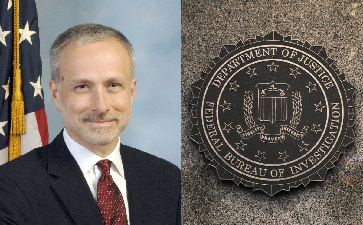 L: James Baker. (Federal Bureau of Investigation); R: The Federal Bureau of Investigation Headquarters in Washington