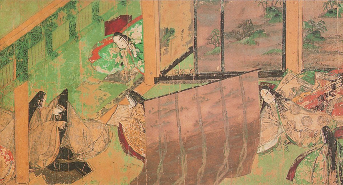 East wing of scroll of Tale of Genji