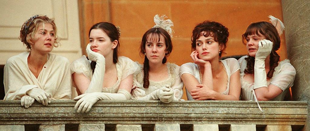 A portrayal of the Bennet sisters in the 2005 film “Pride and Prejudice.” (STUDIO CANAL/FOCUS PICTURES/WORKING TITLE FILMS)