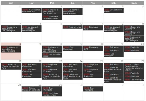 calendar schedule