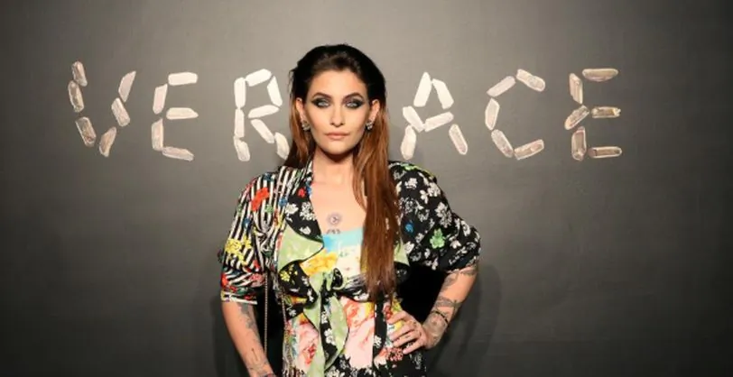 Paris Jackson before attending the Versace presentation in New York, on Dec. 2, 2018. (Allison Joyce/Reuters, File Photo)