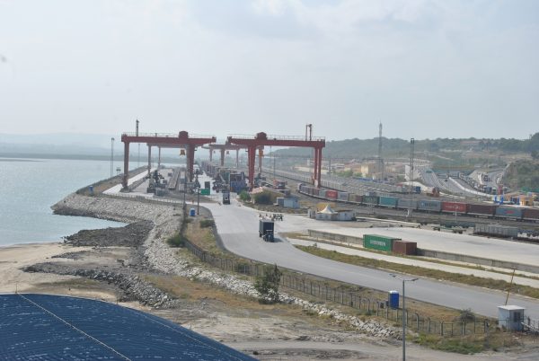 sgr section at the port of mombasa