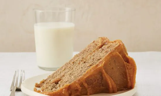 Banana Peel Cake With Brown Sugar Frosting