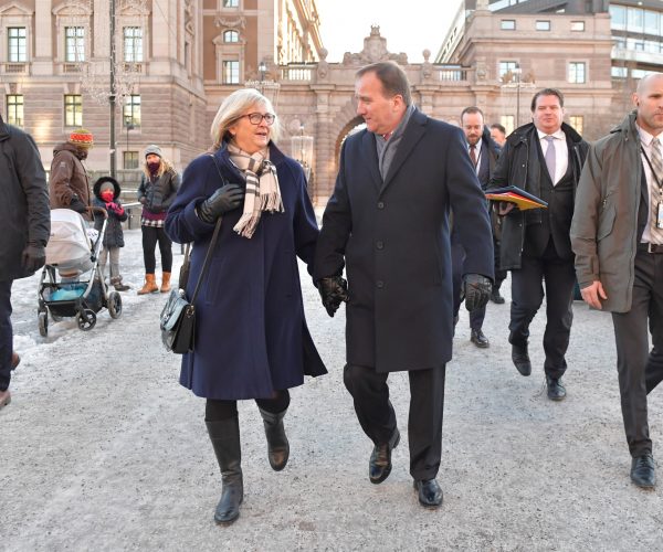 Stefan Lofven leaves Swedish Parliament
