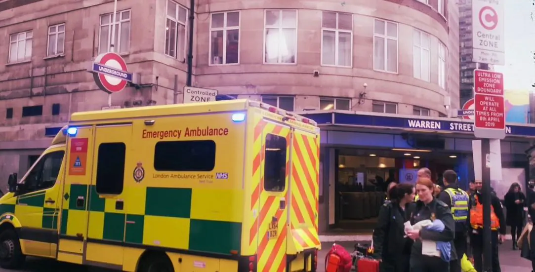A medical student helped to deliver a baby at Warren street tube station in North London. (BTP)