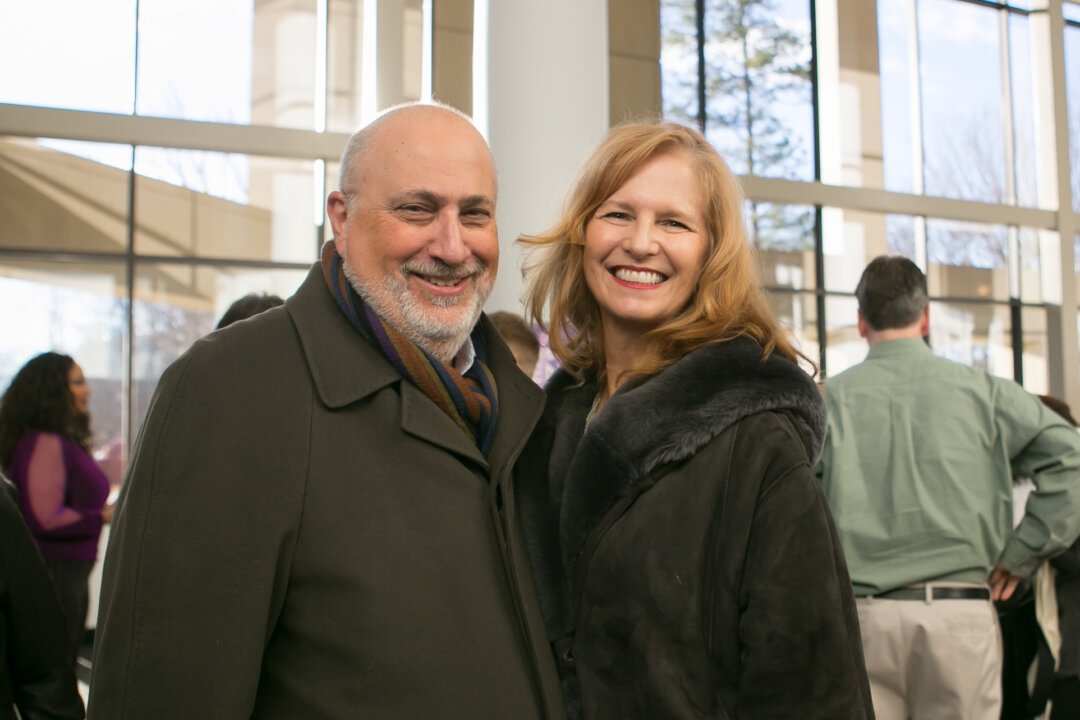 Christine Alexandria and her companion enjoyed Shen Yun Performing Arts at the Fairfax George Mason University Center for the Arts Concert Hall on Jan. 20, 2019. (Lisa Fan/The Epoch Times)