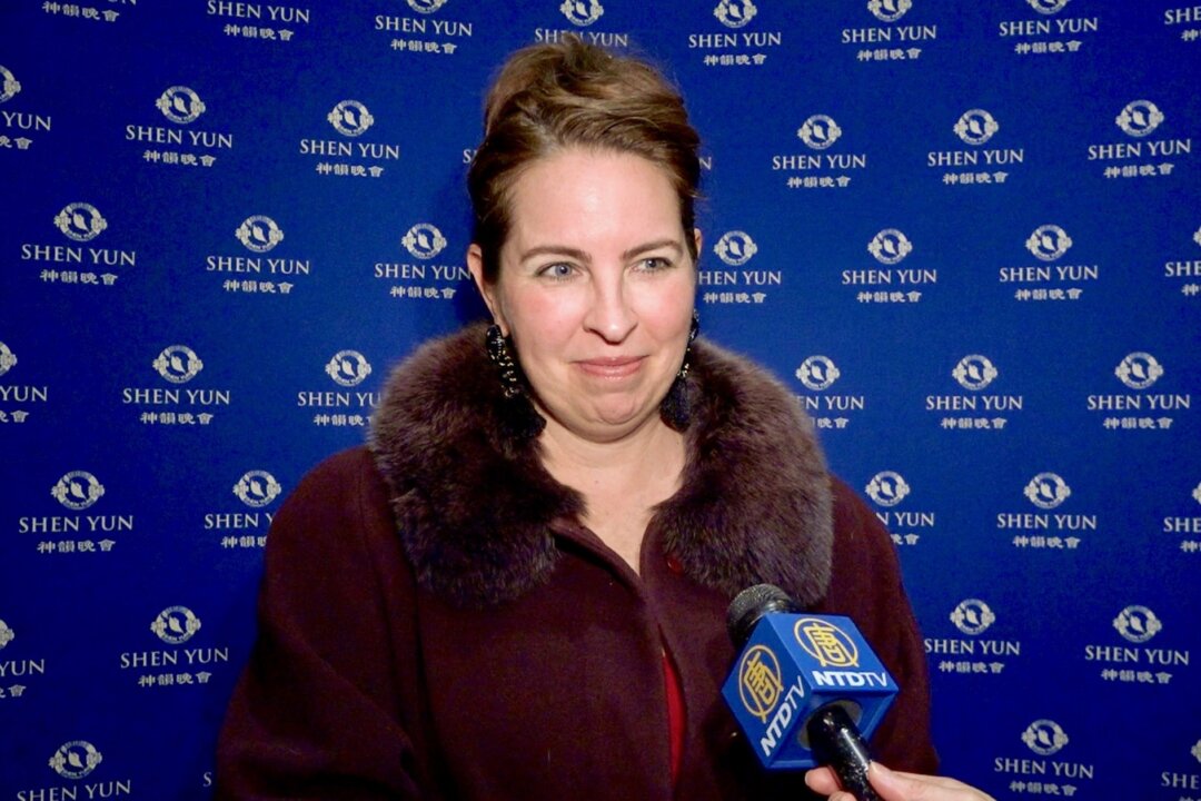 Cynthia Elkins enjoyed Shen Yun Performing Arts at the Fairfax George Mason University Center for the Arts Concert Hall, on Jan. 19, 2019 (NTD Television)