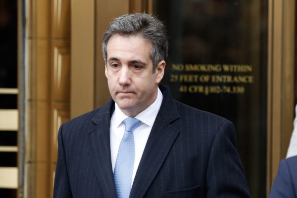 Michael Cohen, President Donald Trump's former personal attorney and fixer, exits federal court after his sentencing hearing, Dec. 12, 2018 in New York City. (Eduardo Munoz Alvarez/Getty Images)
