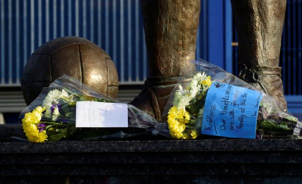 Tributes left for Emiliano Sala
