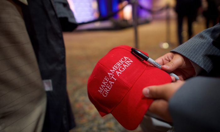 A 'Make America Great Again' hat in an undated file photo. (Mark Makela/Getty Images)