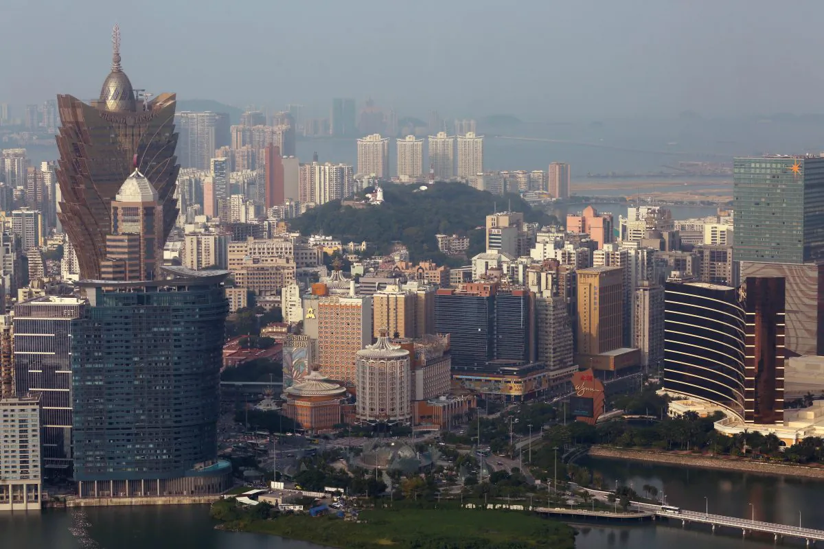 Casinos are seen in a general view of Macau, China on Oct. 8, 2015. (Bobby Yip/Reuters)