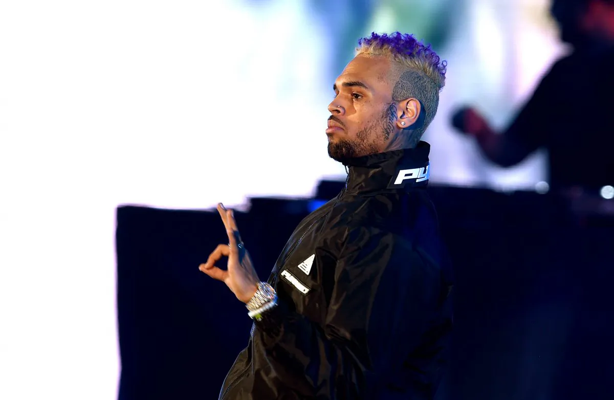 Chris Brown performs onstage at The Hollywood Bowl on Oct. 20, 2018 in Los Angeles, California. (Kevin Winter/Getty Images for Radio.com)