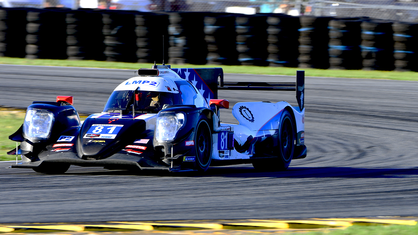 The #81 Dragonspeed Oreca was quickest of the LMP2s.