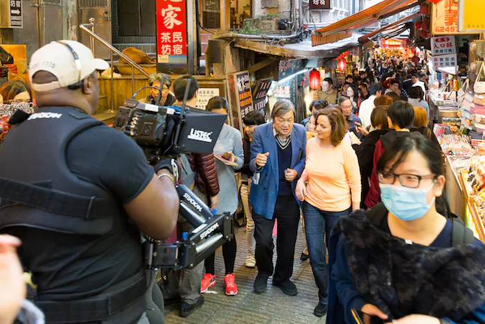 Strolling the streets of Taiwan. (Courtesy of Lofty Sky Entertainment)